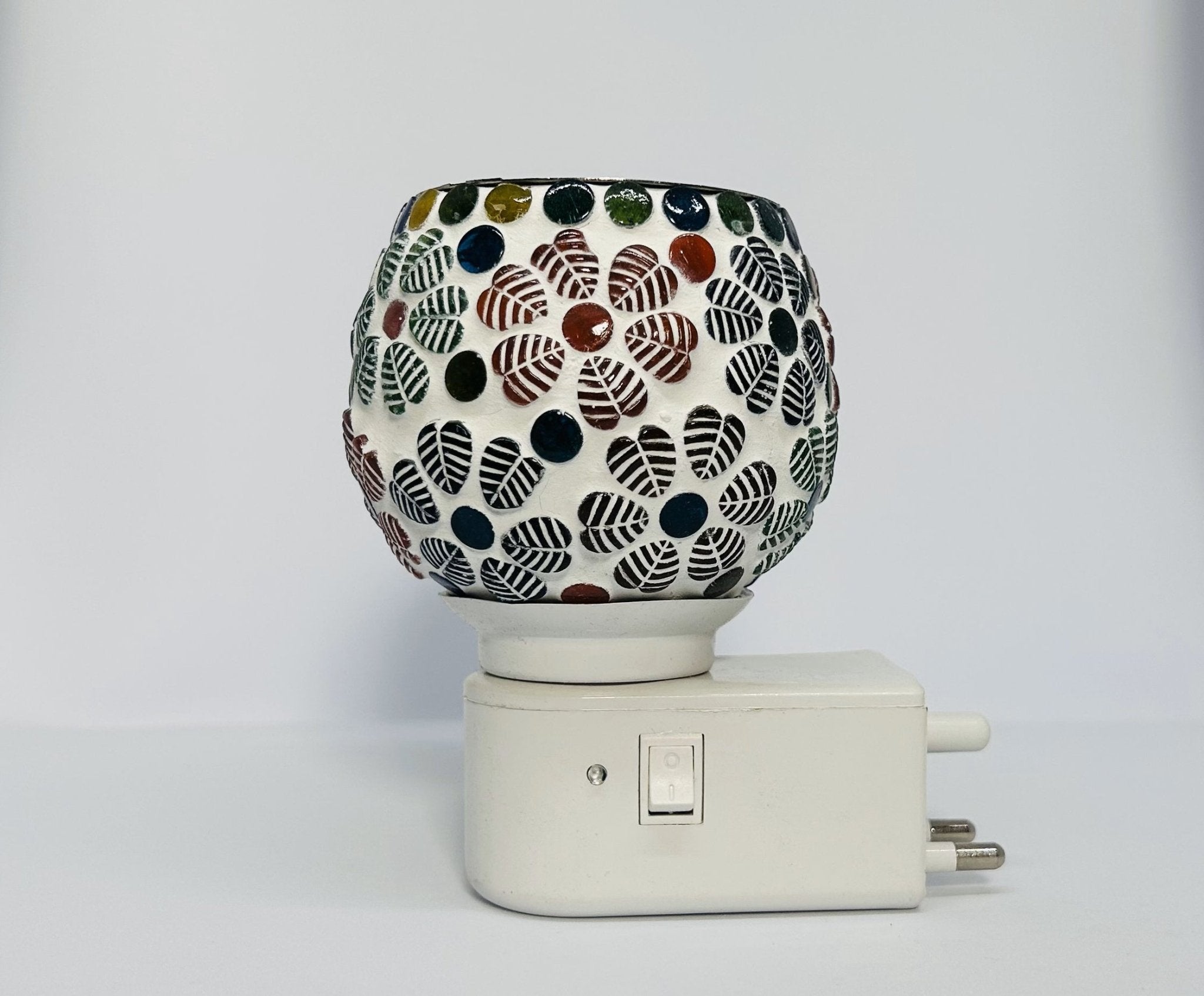 ScenZora Ceramic Camphor & Aroma Diffuser with Night Lamp – Includes 30g Bakhoor & 30g Camphor - ScenZora